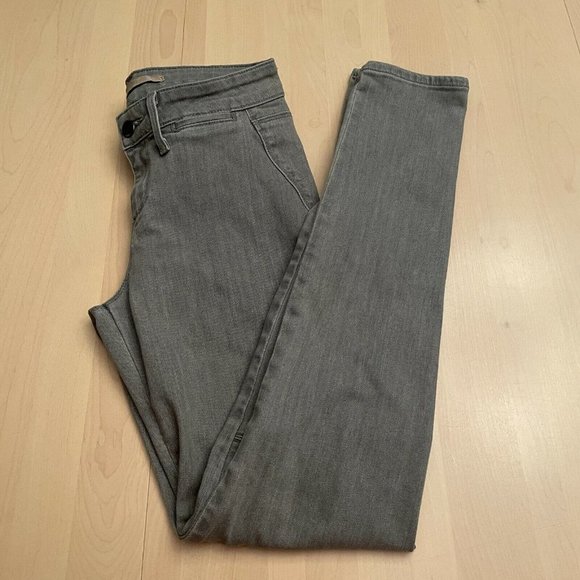 Vince Seam Jegging Skinny Gray Stretch Jeans 27 - Picture 2 of 11